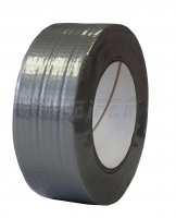 Páska lepící textilní s laminací LDPE 48 mm x 50 m Duct tape - stříbrná